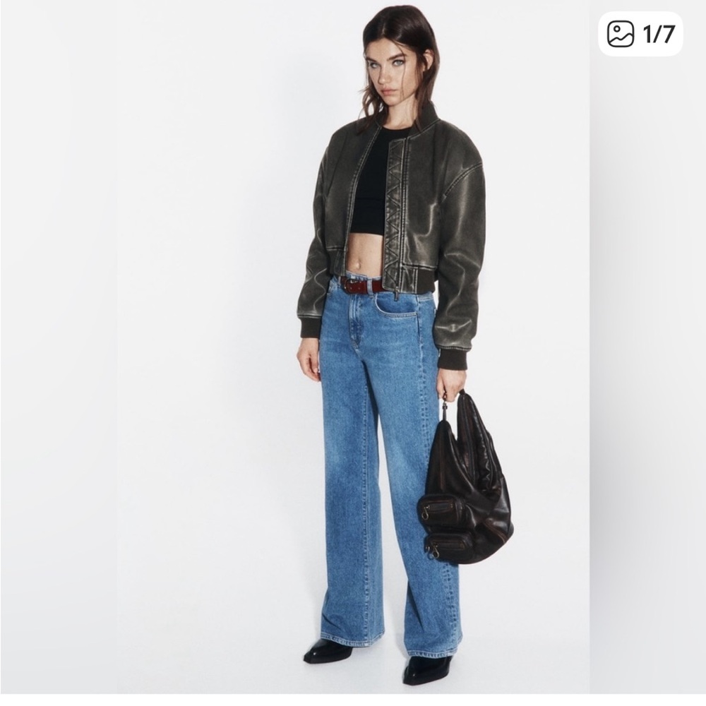 Zara High Waited Flare Jeans